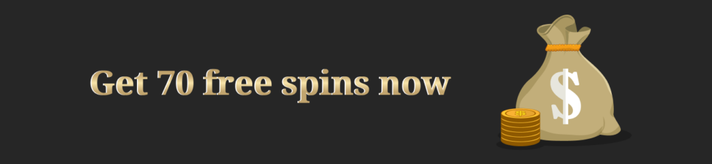70 free spins