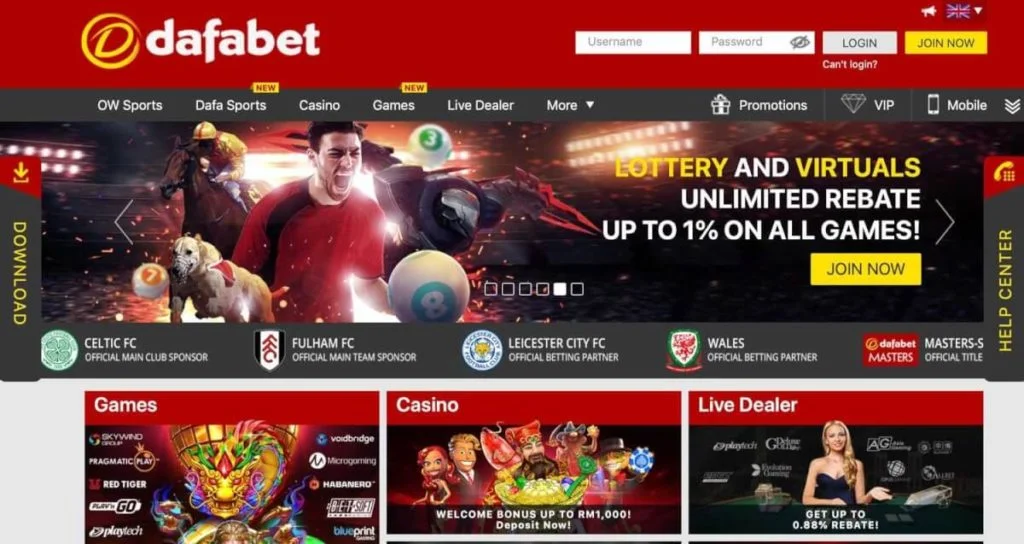 Dafabet Casino online